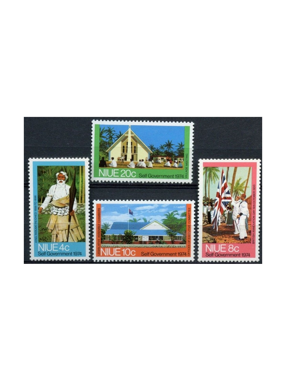NIUE 1974 Independence 4v MNH**