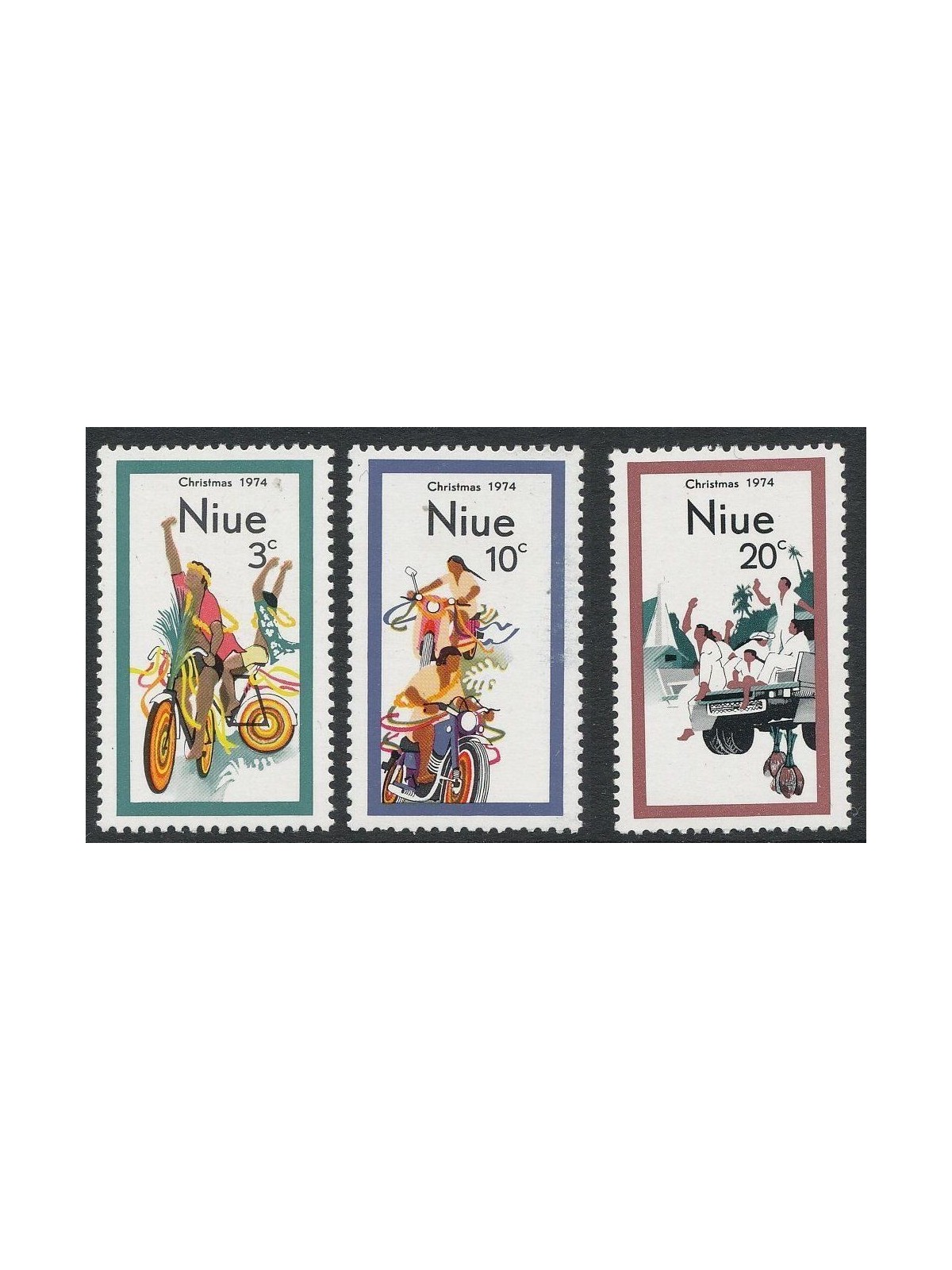 NIUE 1974 Christmas 3v MNH**