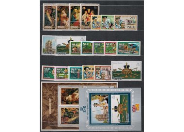 NIUE 1977 Complete Year - Complete yearet 20v + 2 s/s MNH**