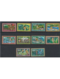 NIUE 1979 Airmail definitives 10v MNH**