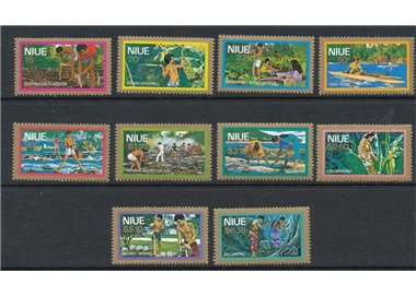 NIUE 1979 Airmail definitives 10v MNH**