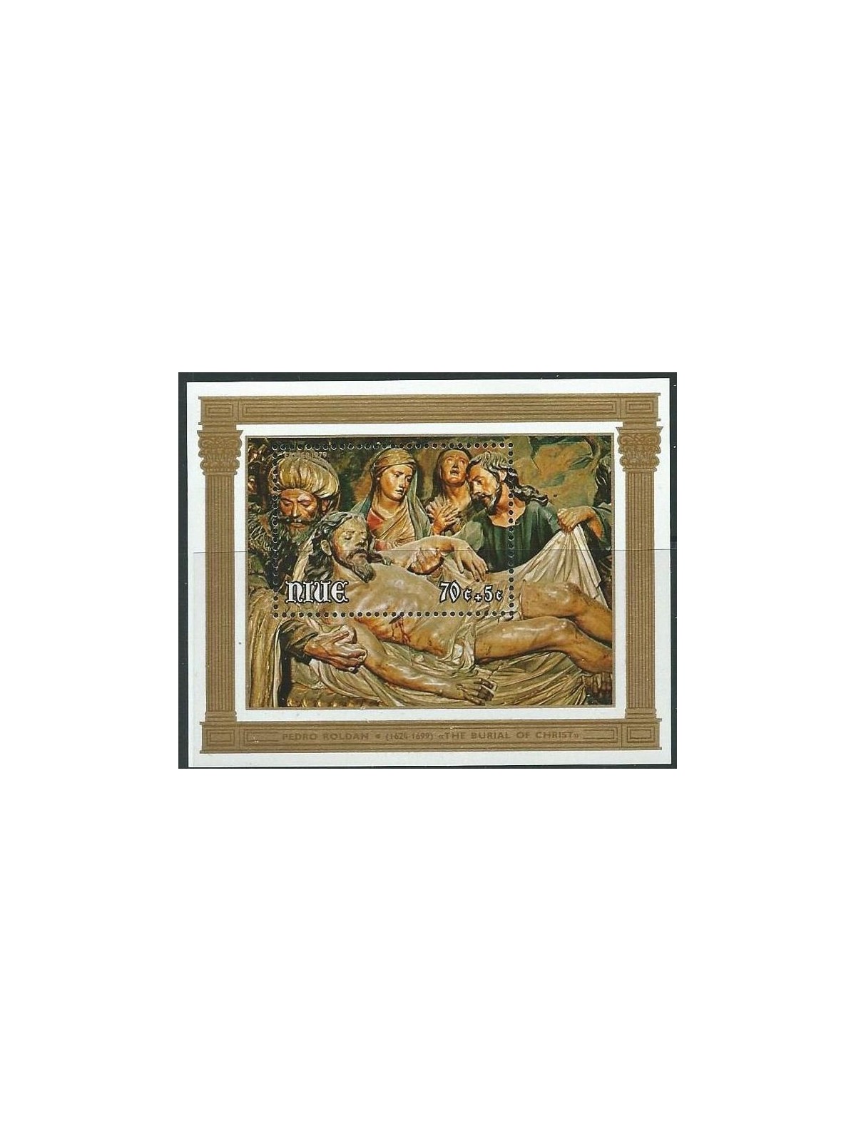 NIUE 1979 Easter 1 BF MNH**