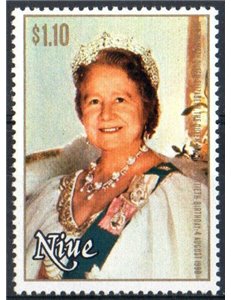 NIUE 1980 Queen mother 1v MNH**