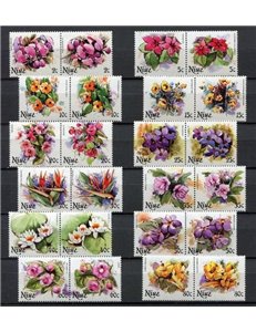 NIUE 1981 Flowers 24v MNH**