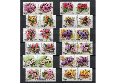 NIUE 1981 Flowers 24v MNH**