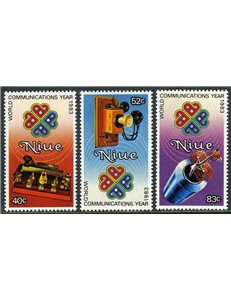 NIUE 1984 World communication year 3v MNH**