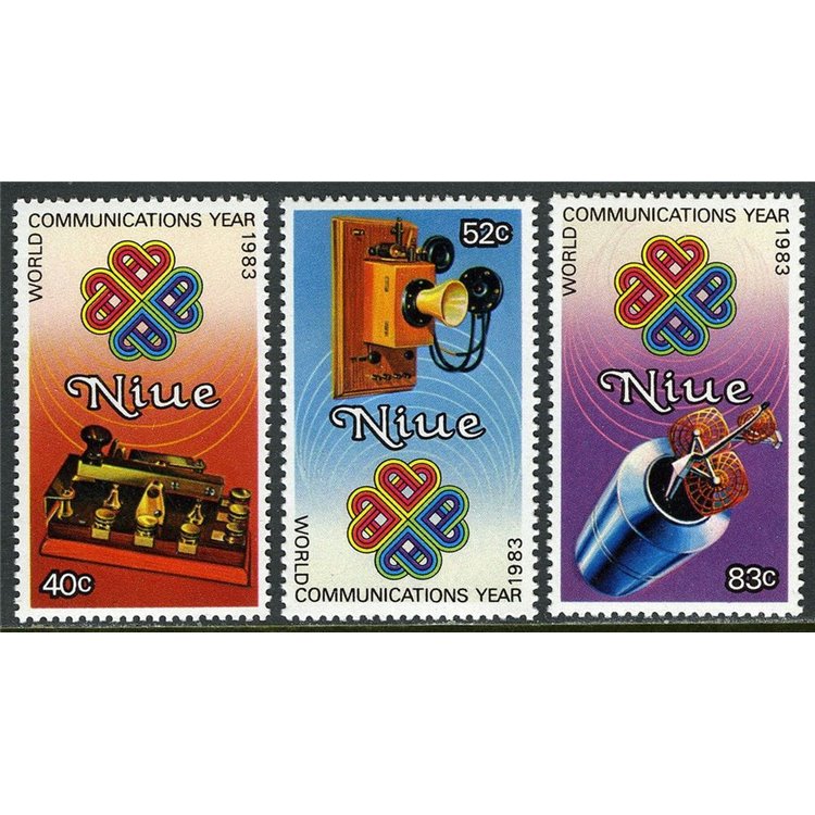 NIUE 1984 World communication year 3v MNH**
