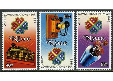 NIUE 1984 World communication year 3v MNH**