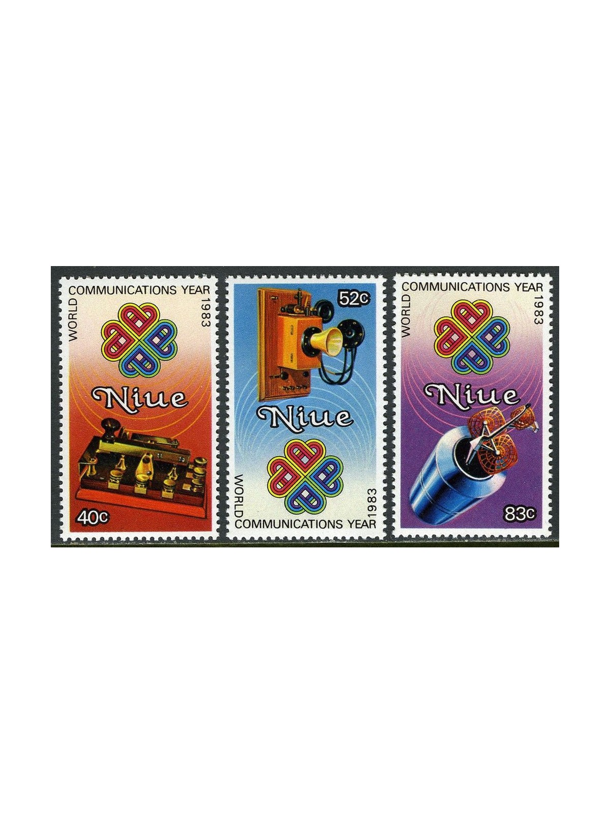 NIUE 1984 World communication year 3v MNH**