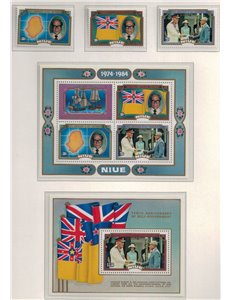 NIUE 1984 Self administration 3v + 2 s/s MNH**