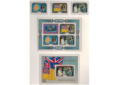 NIUE 1984 Self administration 3v + 2 s/s MNH**