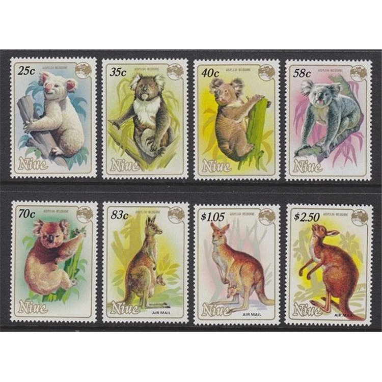 NIUE 1984 Ausipex 8v MNH**