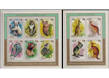 NIUE 1984 Ausipex 2 BF MNH**