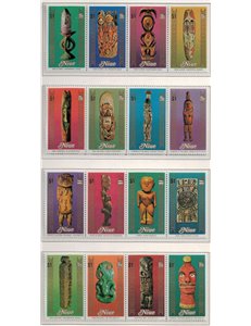 NIUE 1992 Art festival 16v MNH**