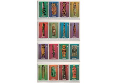 NIUE 1992 Art festival 16v MNH**