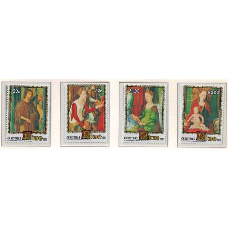 NIUE 1992 Christmas, Memling 4v MNH**