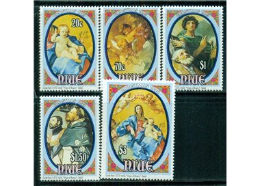 NIUE 1993 Christmas 5v MNH**