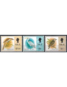 NIUE 1993 Definitives, birds 3v MNH**