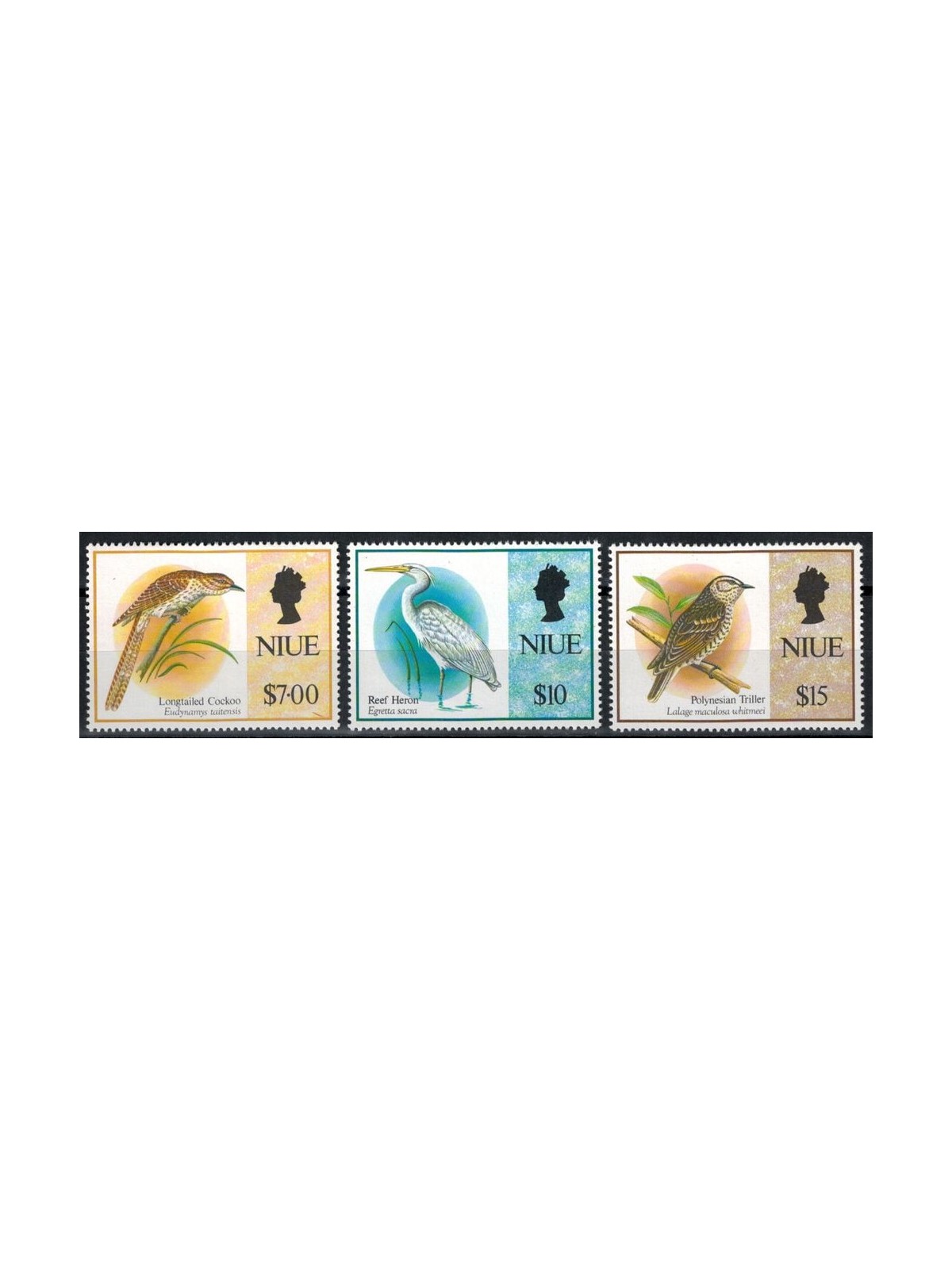 NIUE 1993 Definitives, birds 3v MNH**