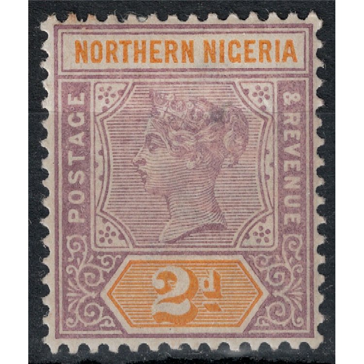 NORTHERN NIGERIA 1900 Queen Victoria 2p brown violet MH*