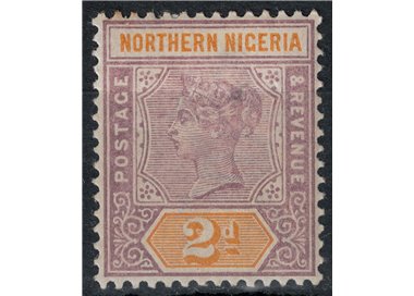 NORTHERN NIGERIA 1900 Queen Victoria 2p brown violet MH*