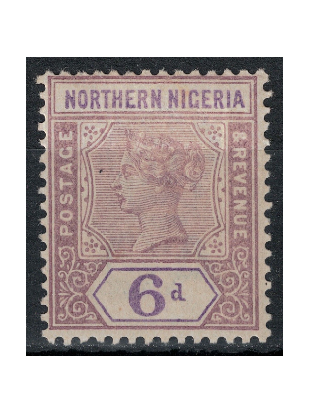 NORTHERN NIGERIA 1900 Queen Victoria 6p violet MH*