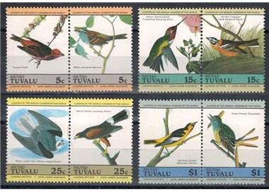 NIUTAO 1985 John James Audubon, birds 8v MNH**