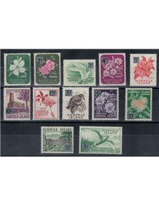 NORFOLK 1966 Ordinary series 12v MNH**