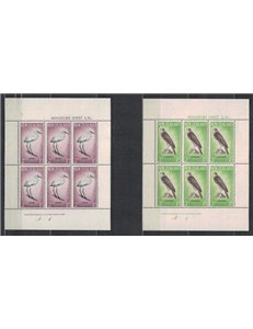 NEW ZEALAND 1961 Child health, birds 2 s/s MNH**