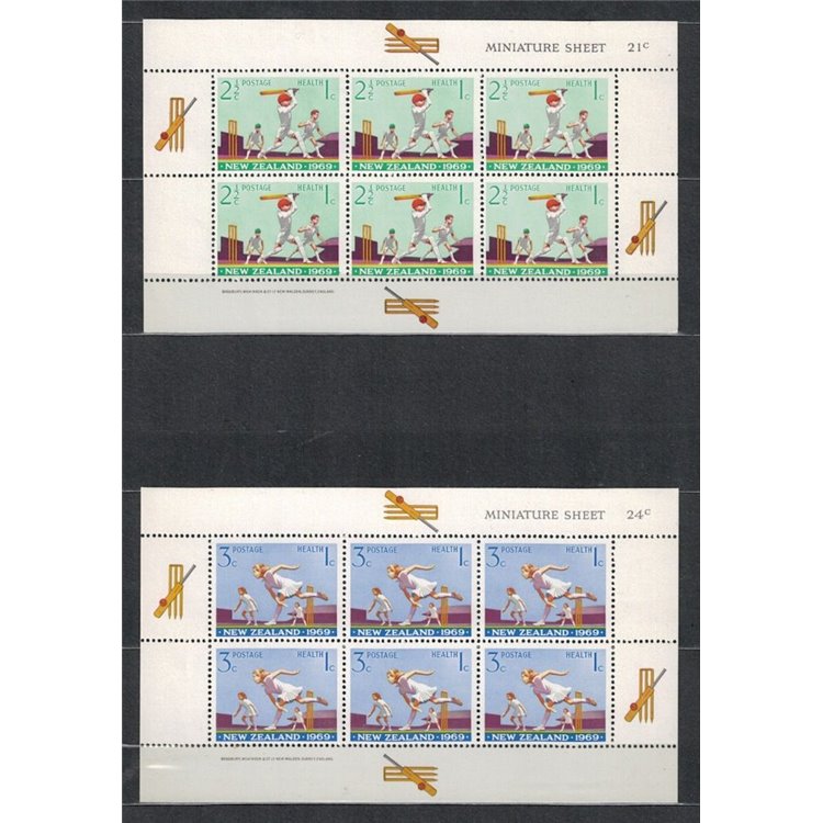 NEW ZEALAND 1969 Child health 2 s/s MNH**
