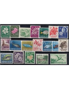 NORFOLK 1960-63 Ordinary series 19v MNH**