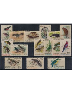 NORFOLK 1970-71 Ordinary series, birds 15v MNH**