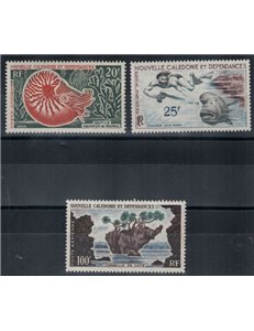 NEW CALEDONIA 1955-62 Ordinary series 3v MNH**