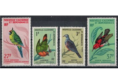 NEW CALEDONIA 1966 Fauna, birds 4v MNH**