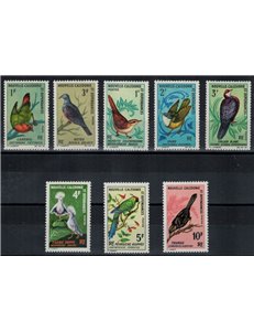 NUOVA CALEDONIA 1966-68 Fauna, uccelli 8v MNH**