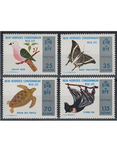 NEW HEBRIDES 1974 Fauna, animals 4v MNH** (E)