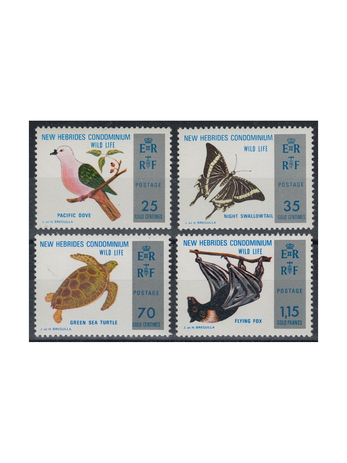 NUOVE EBRIDI 1974 Fauna, animali 4v MNH** (E)