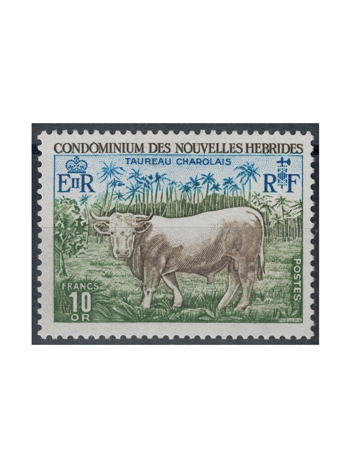NEW HEBRIDES 1975 Ordinary series MNH** (F)