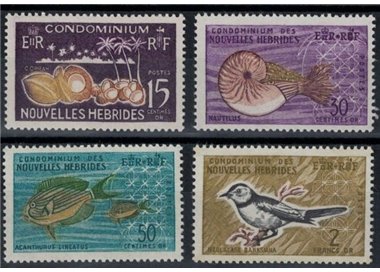 NEW HEBRIDES 1963 Ordinary series 4v MNH** (F)