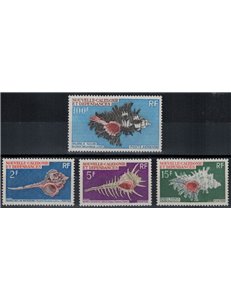 NEW CALEDONIA 1969 Shells 4v MNH**