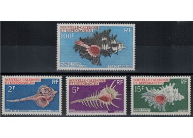 NEW CALEDONIA 1969 Shells 4v MNH**