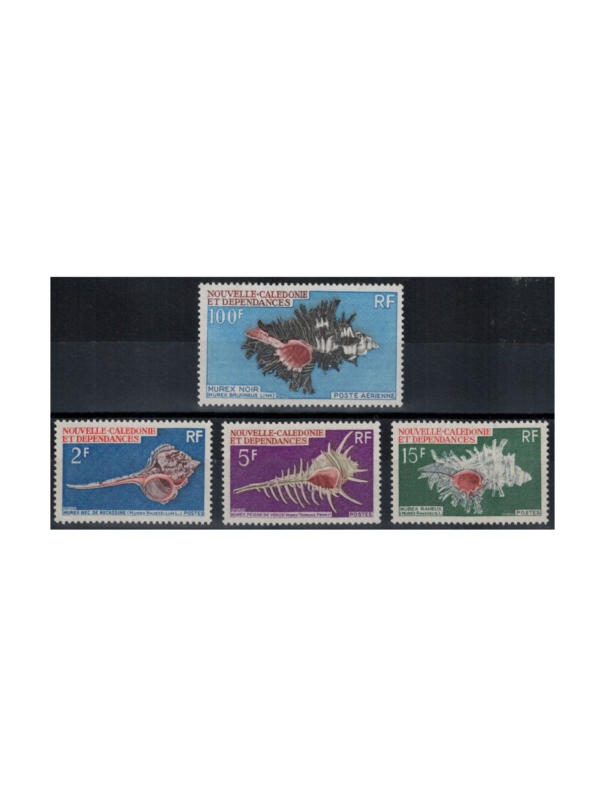 NEW CALEDONIA 1969 Shells 4v MNH**