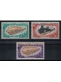 NUOVA CALEDONIA 1968 Conchiglie 3v MNH**