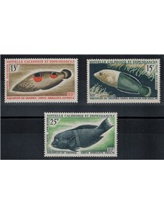 NEW CALEDONIA 1965 Marine fauna, fish 3v MNH**