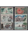 NEW CALEDONIA 1955-62 Ordinary series, airmail 6v MNH**