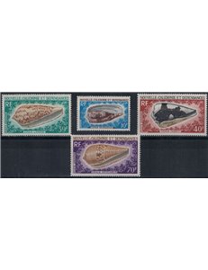 NEW CALEDONIA 1968 Shells 4v MNH**