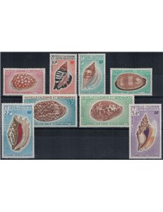 NEW CALEDONIA 1970-71 Shells 8v MNH**