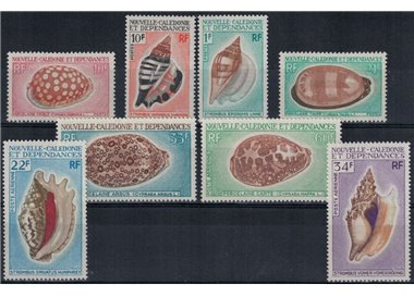 NEW CALEDONIA 1970-71 Shells 8v MNH**