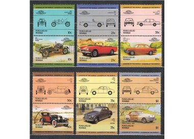 NUKULAELAE 1985 Cars 12v MNH**