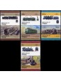 NUKULAELAE 1985 Treni, locomotive 8v MNH**